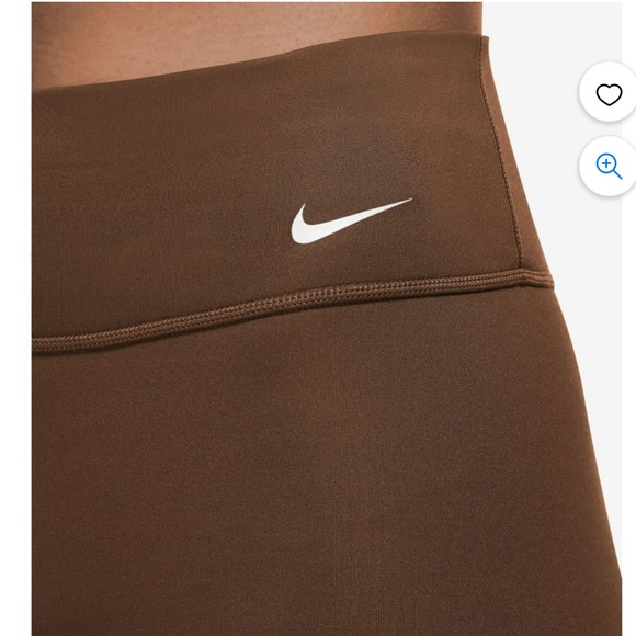 Nike Shorts S Nike One Midrise 7 Bike Shorts Cacao Wow Brown Small
